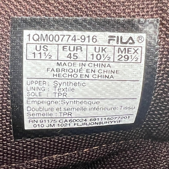 Fila Brown Green Edgewater 12 FS Chukka Boots Size 11 1/2 Men’s main image 9